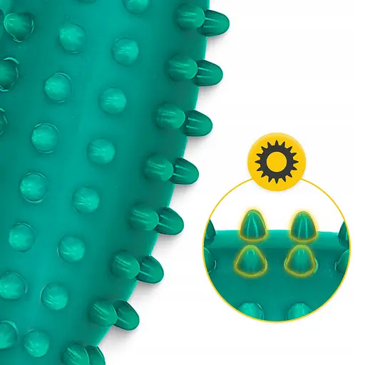 М'яч масажний огірок 4FIZJO Spike Bean 11.5 x 5 см Green (P-5905973403320) - фото 4