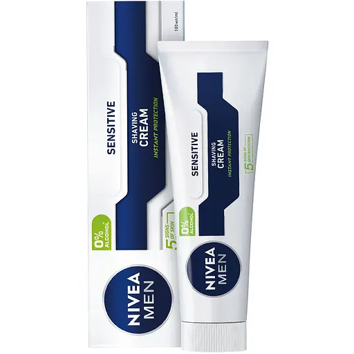 Крем для гоління NIVEA MEN для чутливої шкіри 100 мл - фото 1