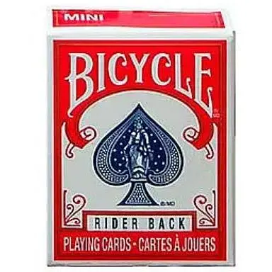 Карти гральні United States Playing Card Company Bicycle Rider Back Mini (red) (L1720-7470A-1)