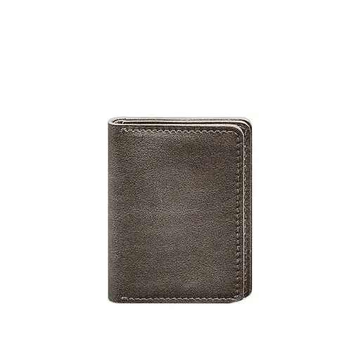 Кожаная обложка для водительского удостоверения, ID и пластиковых карт 2.0 темно-бежевая - фото 10