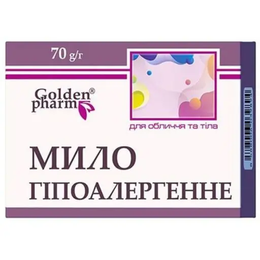Мило гіпоалергенне Golden Pharm 70 г