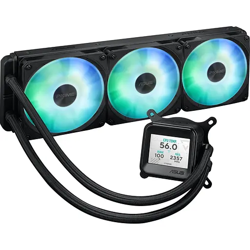 Система водяного охолодження Asus Prime LC 360 ARGB LCD Black (90RC00Z1-B0EAY0) [143459] - фото 3