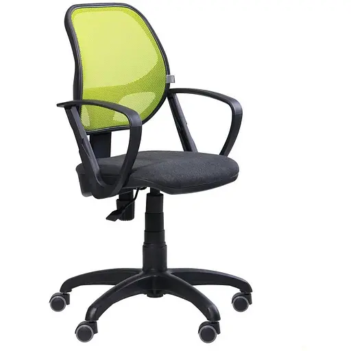 Кресло Бит/АМФ-7 сиденье Сетка серая/спинка Сетка лайм