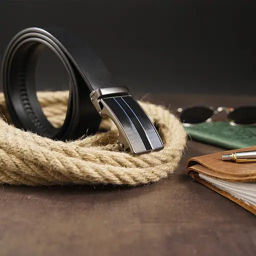 Ремінь шкіряний Vintage чоловічий 115х3,4 см acs0018130 - фото 5