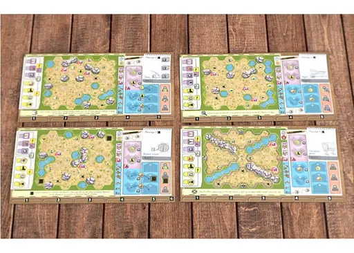 Новий Ковчег Igames Мапи зоопарків. Набір 2 Ark Nova Zoo Map Pack 2 укр. (2403) - фото 4