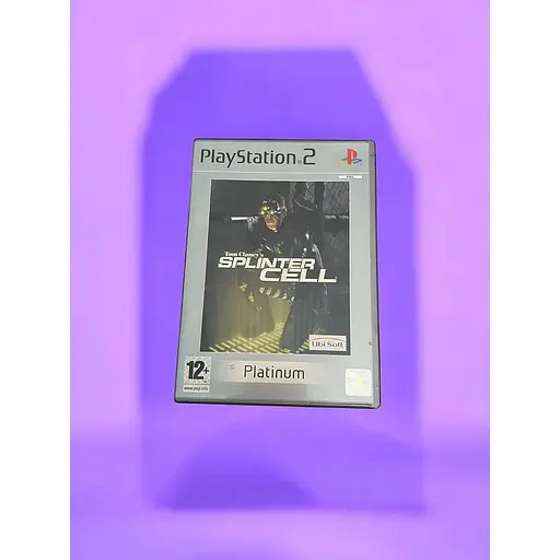 Диск с игрой на PlayStation 2 лицензия Tom Clancy's Splinter Cell