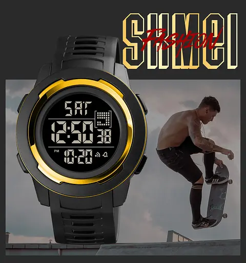 Наручные часы мужские 1731GDWT Gold-White Skmei acs0030612 - фото 3