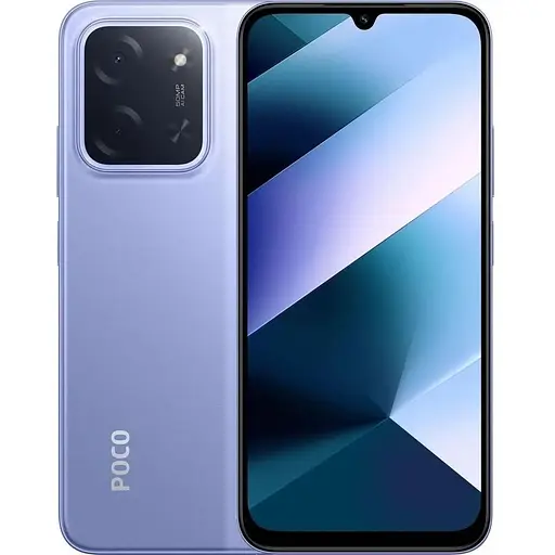 Смартфон Poco C85, Purple, 2 Nano-SIM, 6.9" (1600х720, IPS, 120 Гц), MediaTek Helio G81-Ultra (8 ядер), Mali-G52 MP2, RAM 6GB, ROM - фото 1