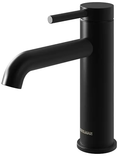 Смеситель для умывальника Kohlman Axel black QB105AB Черный матовый - фото 1