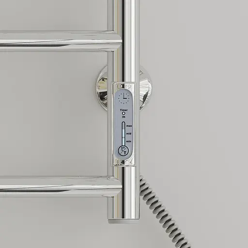 Электрический полотенцесушитель Kosser Каскад с полкой 800x500/6 ER ДКп02ER, Хром, Правое - фото 4