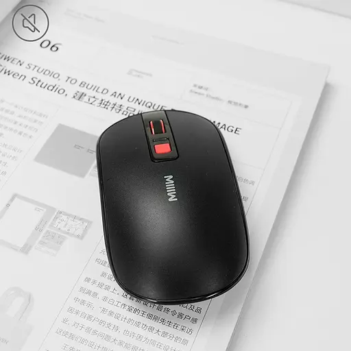 Миша MiiiW Mute Mouse Lite PM21 Black (MW23M21_Black) [131900] - фото 7