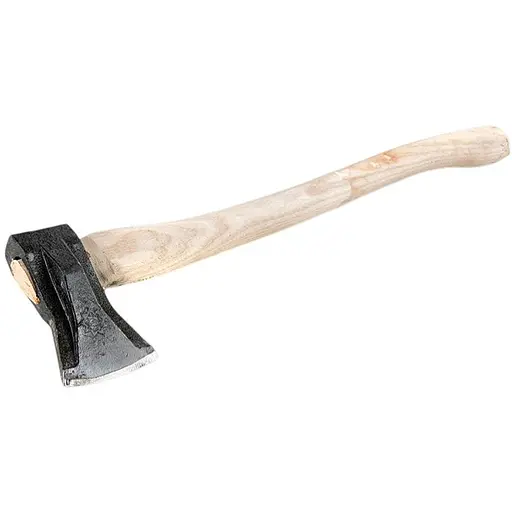 Колун Сила 1400 гр з дерев'яною рукояткою (із щоками) - фото 1