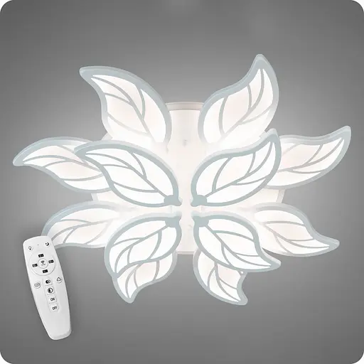 Люстра світлодіодна 517 Dlight 3color з пультом 180Вт Білий (01929) - фото 1