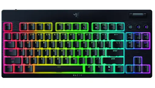 Клавіатура Razer BlackWidow V4 Low-Profile TKL Green switch (RZ03-05450500-R3M1) - фото 1