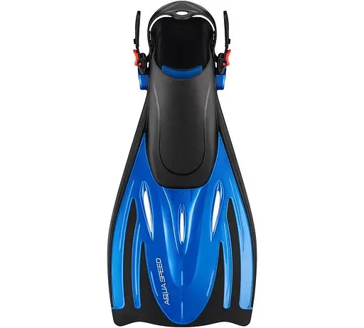 Ласты Aqua Speed ​​Wombat 27-31 Чорный/Синий (1000-528-11-27-31) - фото 2