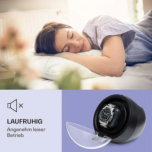 Ящик для автоподзавода часов Klarstein St. Gallen II Premium черный (10036169) - фото 5