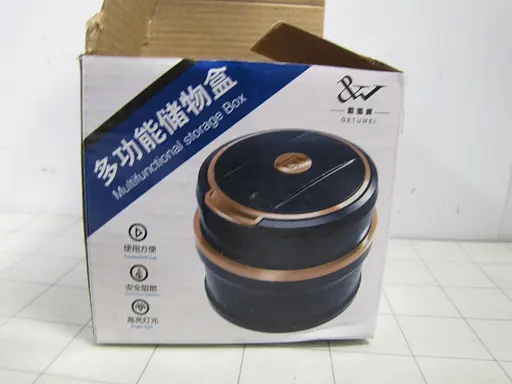 Автомобільна міні попільничка Solarxia HT-856 зі світлодіодом чорний - фото 4