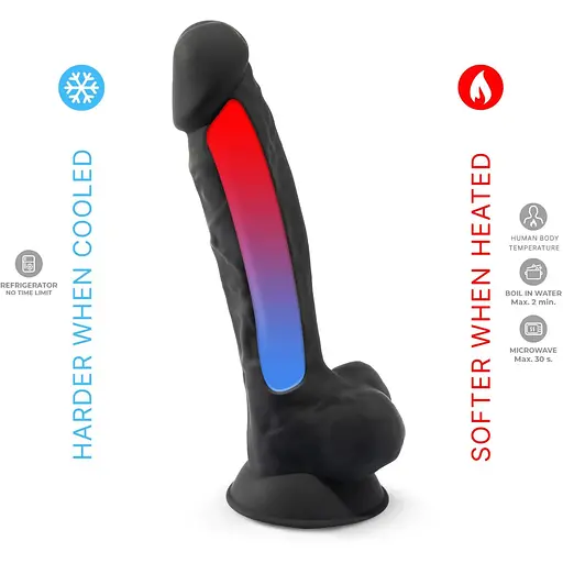 Фалоімітатор SilexD Vetus Black (MODEL 1 Size 8in) - фото 5