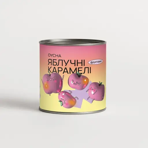 Чорний чай з фруктами OYCHA Яблучні карамелі, 70 г  - фото 2