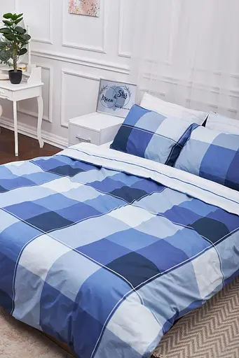 Комплект постельного белья Moon&Star семейный 160х220х2 наволочки 4х50х70 Finland Бязь Gold Люкс - фото 1