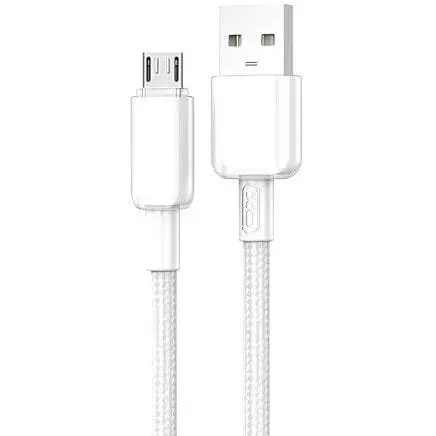 Кабель XO NB249 5A Android PVC Shiny Colorful Micro Data Cable белый