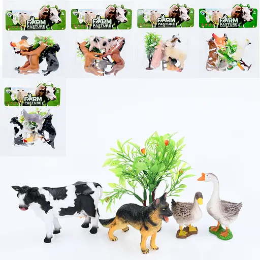 Набор фигурок Домашние животные, 6 видов, 21x19.5x3 см - фото 2