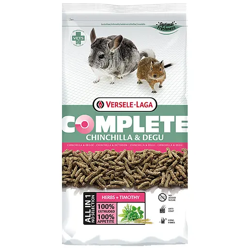 Корм для шиншилл и дегу Versele-Laga Complete Chinchilla&Degu гранулированный 1.75 кг (5410340613139) - фото 1