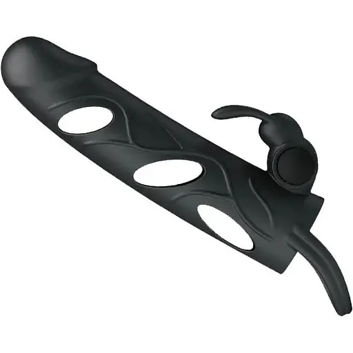 Насадка с вибрацией Pretty Love BI-026216A, Черный - фото 3