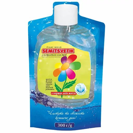 Жидкое мыло Fitodoctor Семицветик с экстрактами семи трав 300 мл