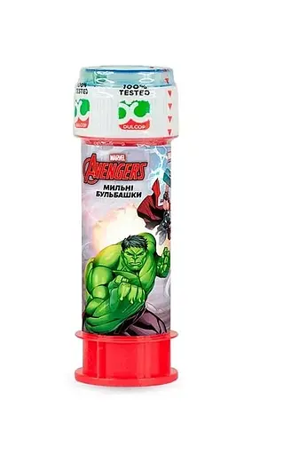 Мильні бульбашки "Принцеси/Месники" 60 ml (8007315885102) Халк Вид 3 - фото 1