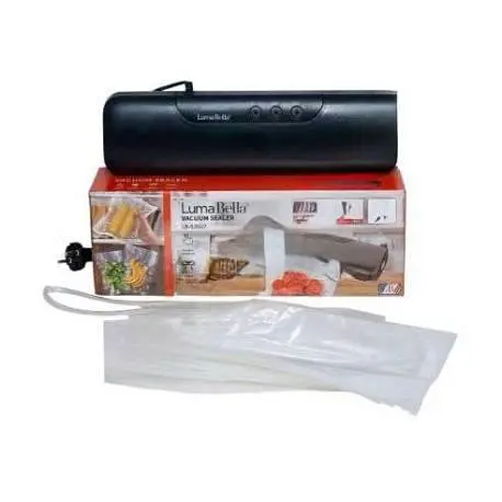 Вакууматор LumaBella LB-63027 10 пакетов и шланг для контейнеров 100 вт Черный - фото 1