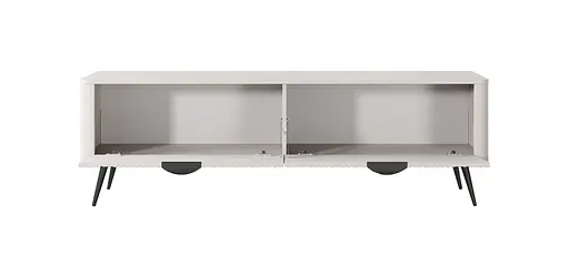 Тумба під телевізор Perfect Home Ланте / Lante 2-дверна з чорними ніжками 2D/163 Беж (PFH-091183) - фото 6