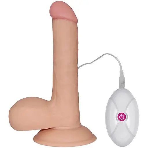Вібратор Lovetoy The Ultra Soft Dude 7.5" 18 см тілесний