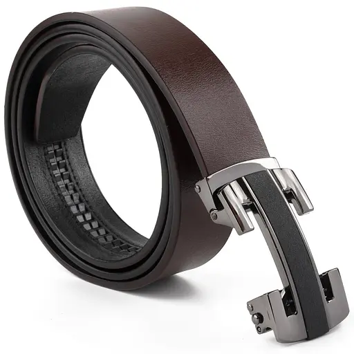 Ремінь шкіряний Vintage чоловічий 115х3,5 см acs0014804 - фото 3