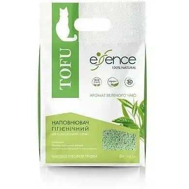 Наполнитель для кошачьего туалета Essence из тофа с ароматом зеленого чая 6 л - фото 3