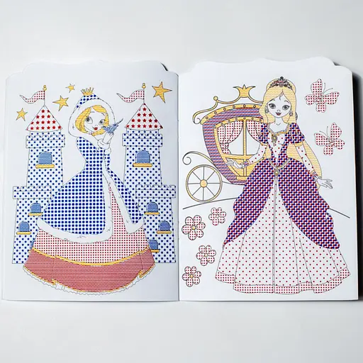 Водная раскраска "Принцессы" Ранок 10171025, 8 страниц, 22 наклейки - фото 9