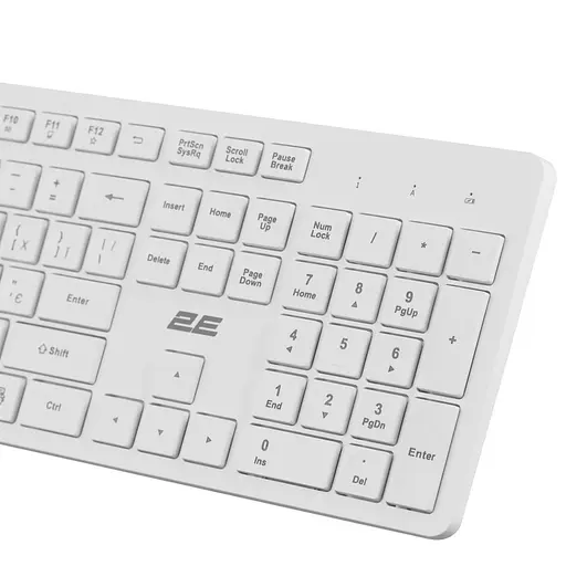 Клавіатура 2E KS260 Wireles (2E-KS260WWH) White (2E-KS260WWH_UA) - фото 4