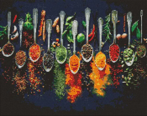 Набор с алмазной мозаикой Пряности мира AMO7936, 40x50 см