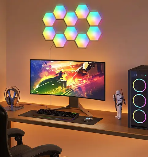 Светодиодные панели Govee Glide Hexa Light Panels 10шт (H6061) [87060] - фото 8