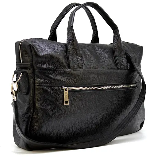 Чоловіча шкіряна сумка TARWA 39.5х29.5х9 см sum0026107 - фото 4