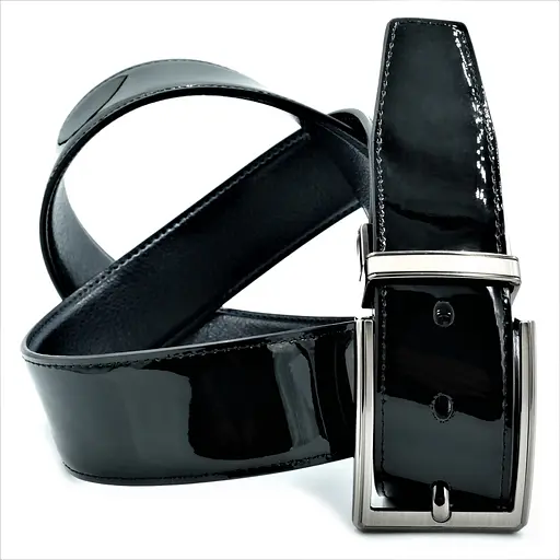 Ремінь шкіряний Weatro чоловічий двосторонній 110-125х4 см acs0013801 - фото 5