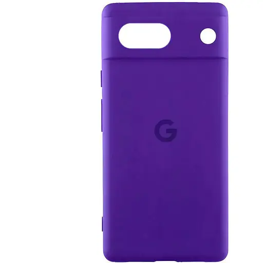 Чехол Lakshmi Silicone Cover Full Camera (AAA) with Logo для Google Pixel 7a Фиолетовый / Amethyst