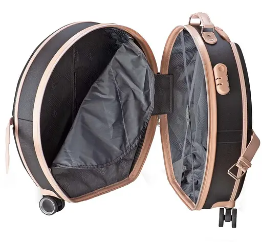 Валіза Semi Line 20" (S) Black/Pink Cream (T5671-2) (DAS302670) - фото 2