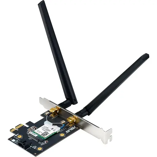 WiFi-адаптер ASUS WiFi PCE-BE6500 BE6500, PCI-Express x1, BT5.4 (90IG09G0-MO0B00) - фото 3