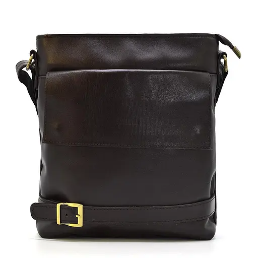 Кожаная мужская сумка через плечо TARWA 29х31х8 см nsa0001266 - фото 1