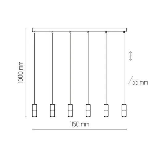 Підвісний світильник TK Lighting 6312 Elit - фото 2