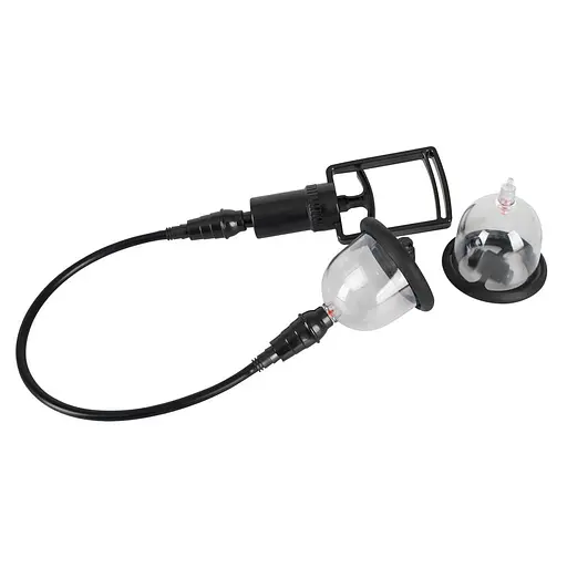 Вакуумная помпа для сосков Bad Kitty Vibrating Nipple Cup 46 см прозрачный