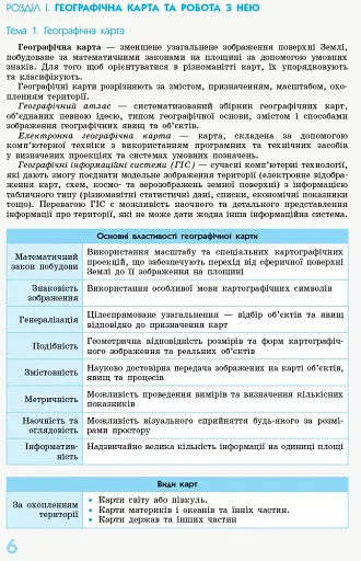 Рятівник 2.0. Географія у визначеннях, таблицях і схемах. 8 - 9 класи - фото 5