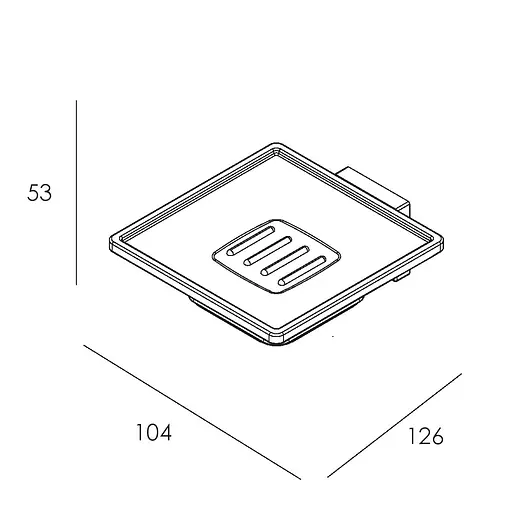 Мильниця Imprese Bilovec хром 111255, Хром - фото 2
