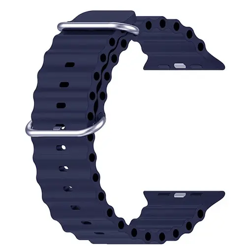 Ремешок Ocean Band для Apple Watch 38/40/41/42mm(ser.10) Синий / Deep navy - фото 3